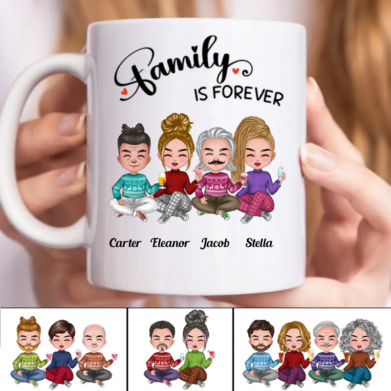 Family - Family Is Forever - Personalized Mug (SA)