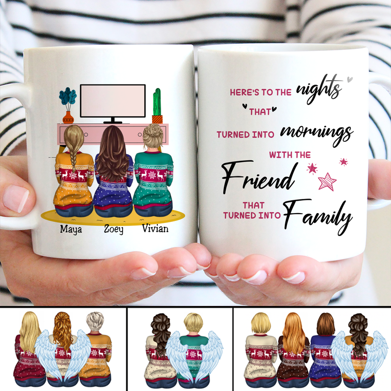 Besties - Friend That Turned Into Family - Personalized Mug(SA)