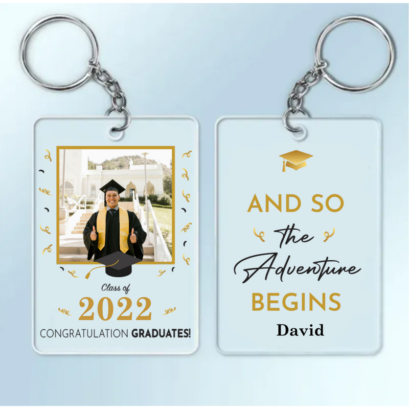 Graduation - Behind You All Your Memories - Personalized Acrylic Keychain (TL)