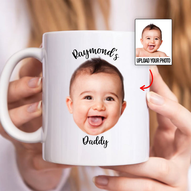 Family - Custom Baby Face Mug - Personalized Mug