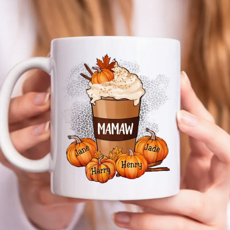 Grandma - Pumpkin Spice Latte - Personalized Mug