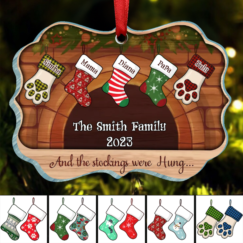 Christmas Gift - Christmas Stockings Hanging - Personalized Christmas Ornament