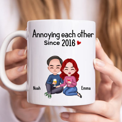 Annoying Each Other Since - Personalized Mug - Makezbright Gifts