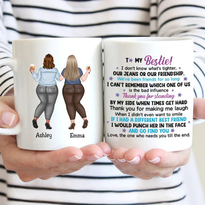 Bestie - To My Bestie - Personalized Mug (LH) - Makezbright Gifts