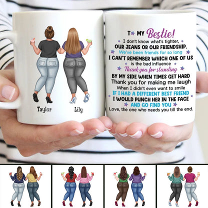 Bestie - To My Bestie - Personalized Mug (LH) - Makezbright Gifts