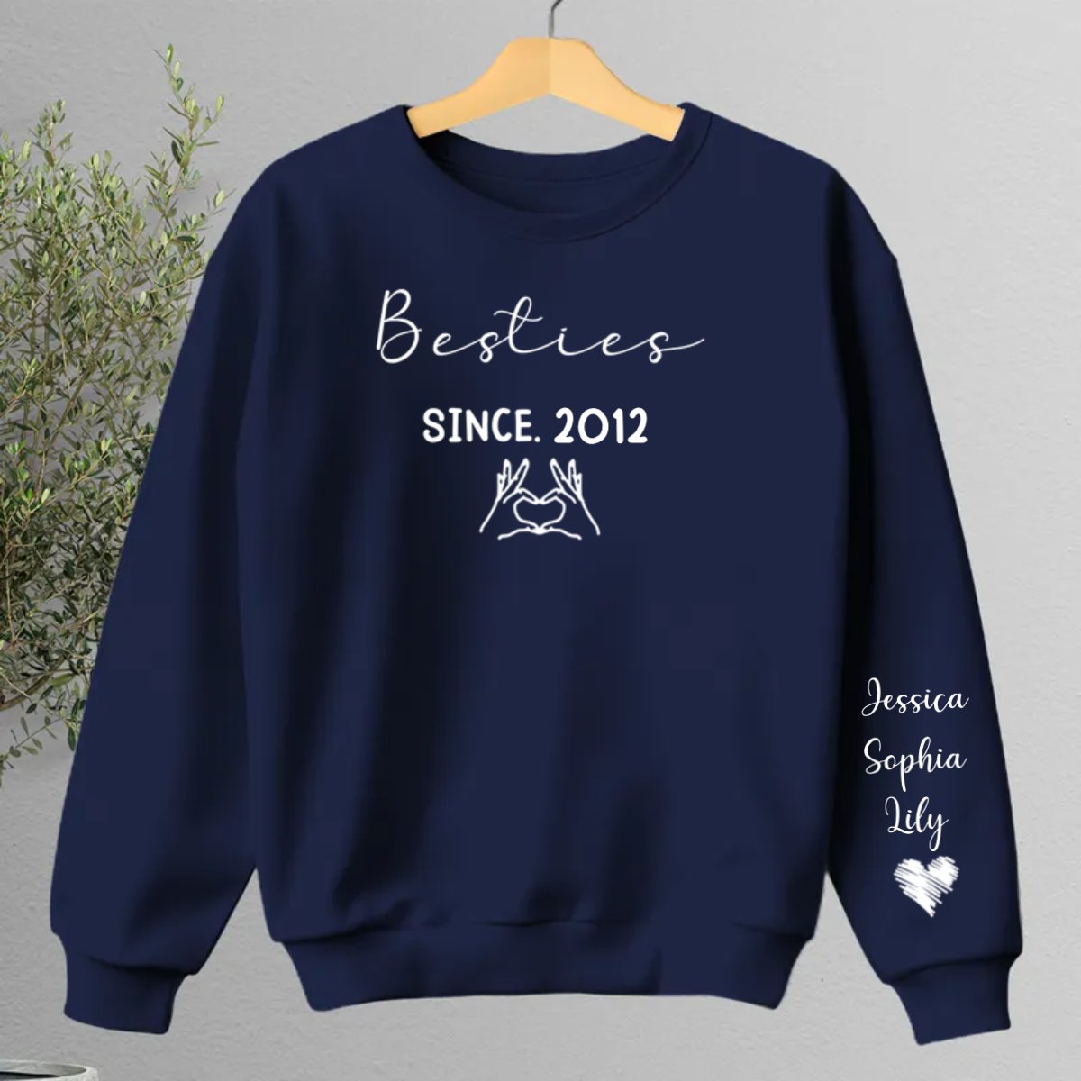 Besties - A Pinky Promise Of Us - Personalized Sweatshirt - Makezbright Gifts