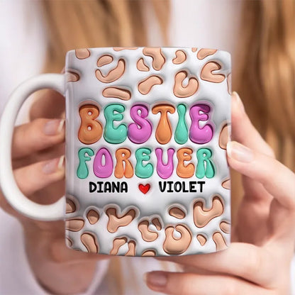 Besties - Besties For The Resties - Personalized Mug - Makezbright Gifts