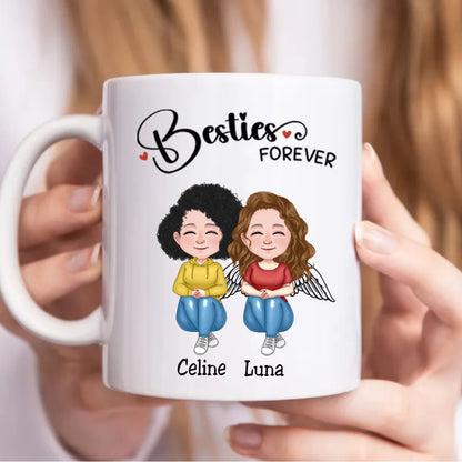 Besties - Besties Forever - Personalized Mug - Makezbright Gifts