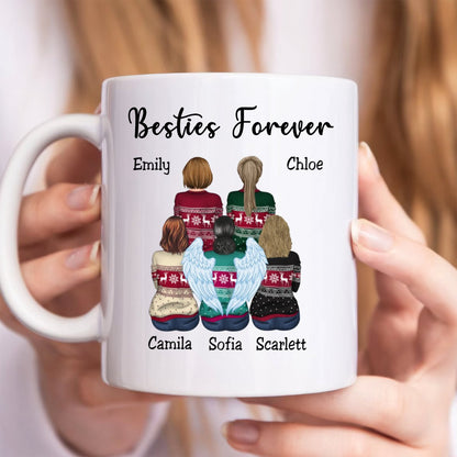 Besties - Besties Forever - Personalized Mug (NV) - Makezbright Gifts