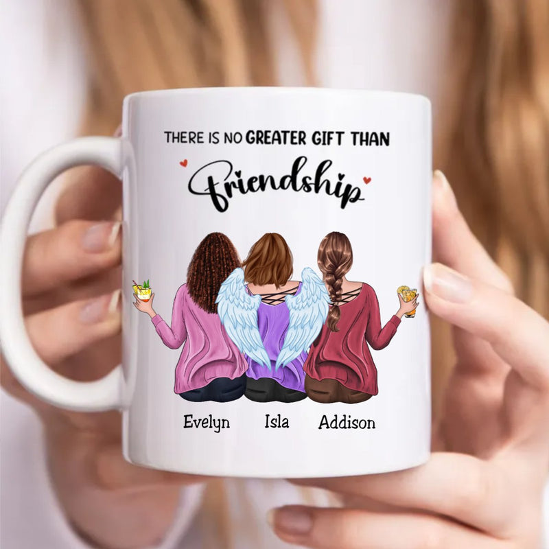 Besties - There Is No Greater Gift Than Friendship - Personalized Mug (Ver. 2) - Makezbright Gifts