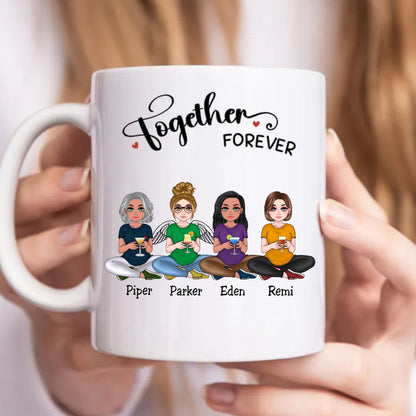 Besties - Together Forever - Personalized Mug (NM) - Makezbright Gifts