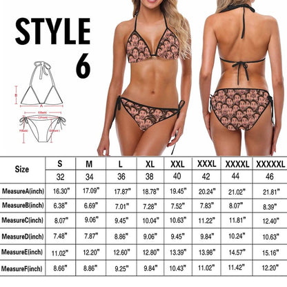 Bikini - Custom Boyfriend Face Swimsuits & Bikini Set For Women - Personalized Bikini Swimsuit - Makezbright Gifts