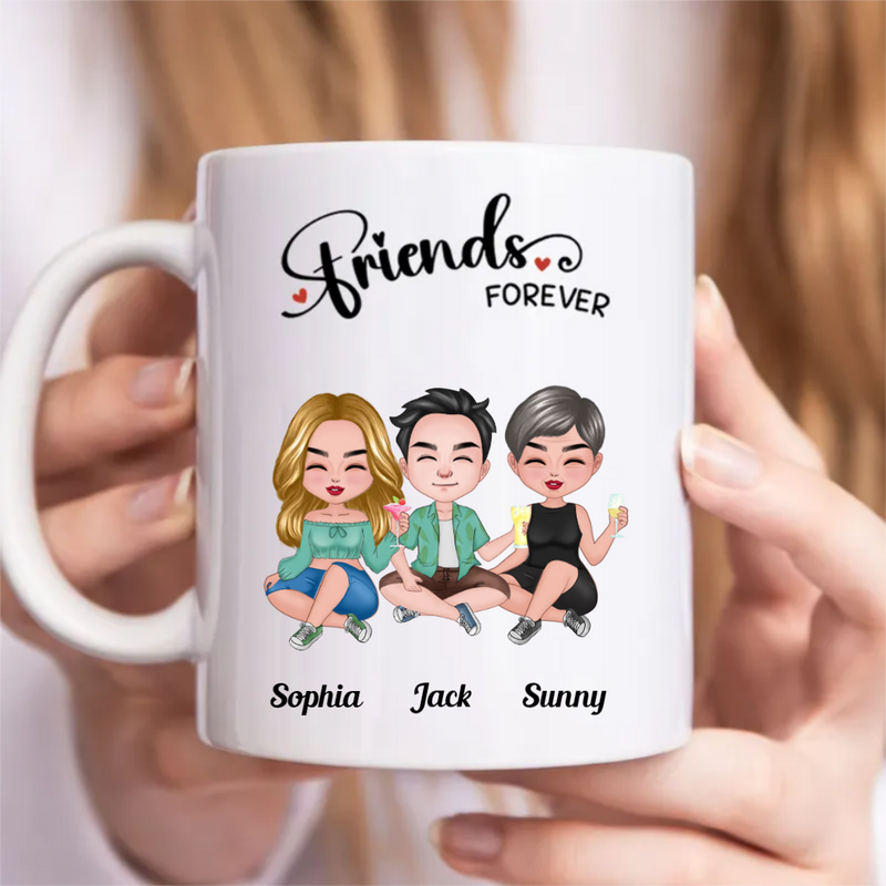 Friends - Friends Forever - Personalized Mug (TB)