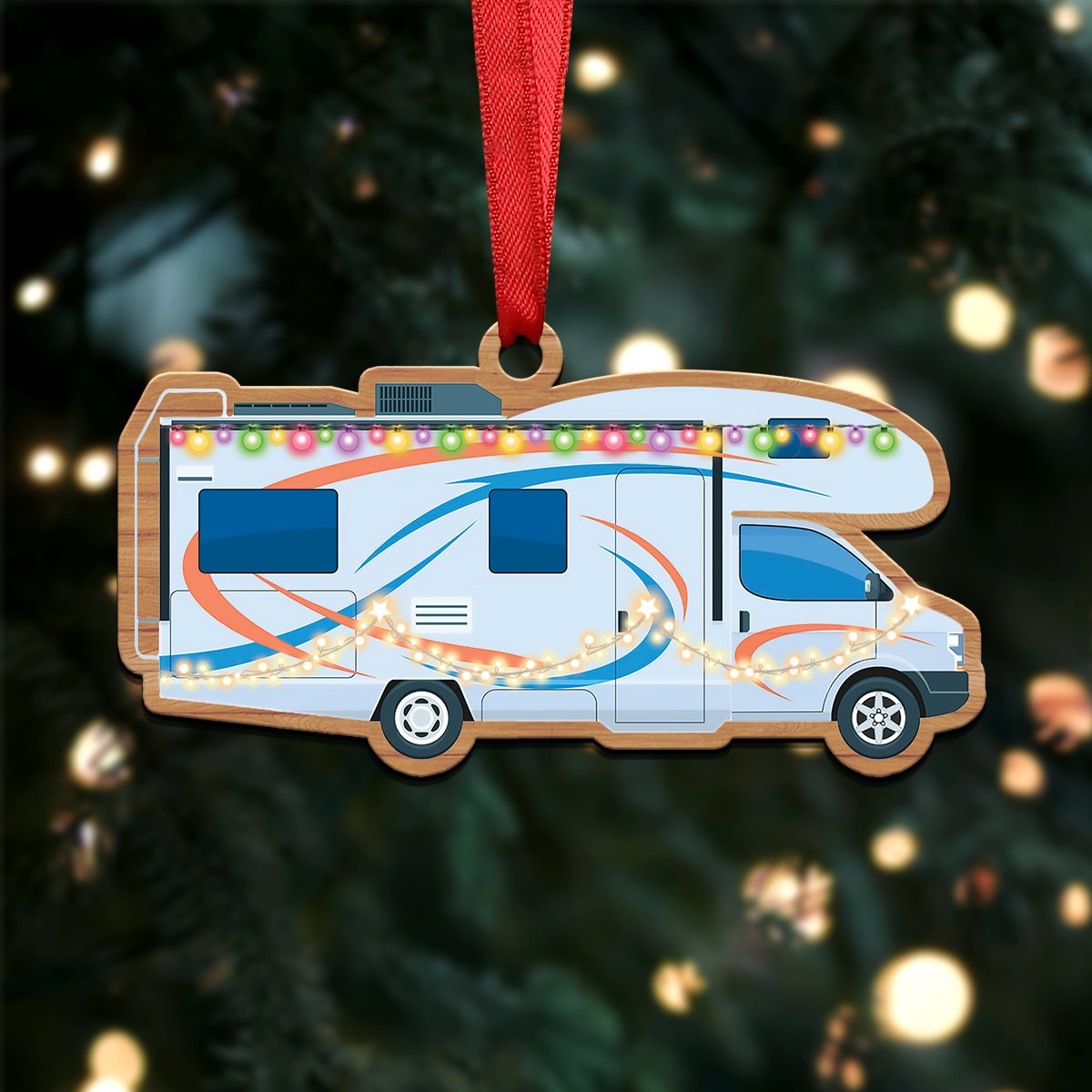 Camping Lovers - Camping Xmas Ornament - Christmas Acrylicen Ornament - Makezbright Gifts