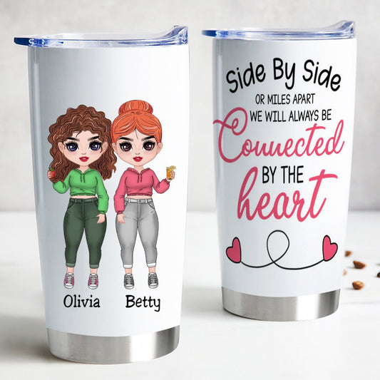 Connected Hearts 20oz Insulated Tumbler - Makezbright Gifts