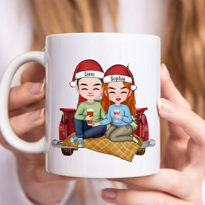 Couple - All I Want For Christmas Is You - Personalized Mug (NM) - Makezbright Gifts