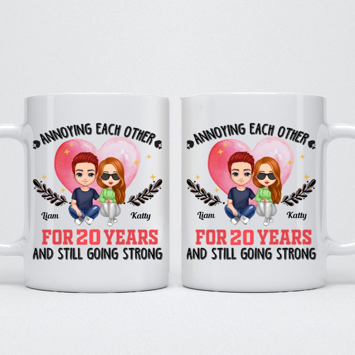 Couple - Annoying Each Other For Many Years Still Going Strong - Personalized Mug (Ver3) - Makezbright Gifts