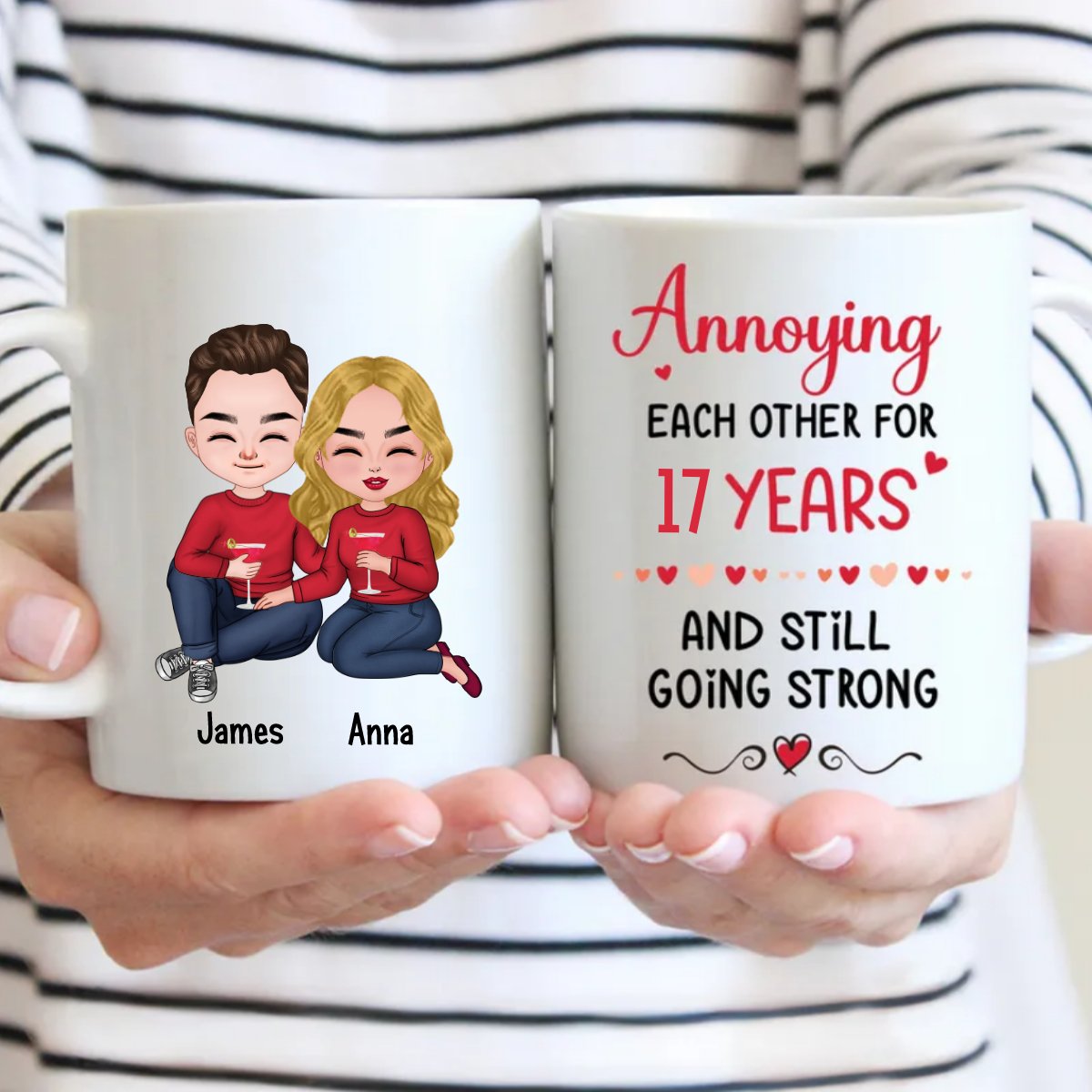 Couple - Annoying Each Other - Personalized Mug - Makezbright Gifts