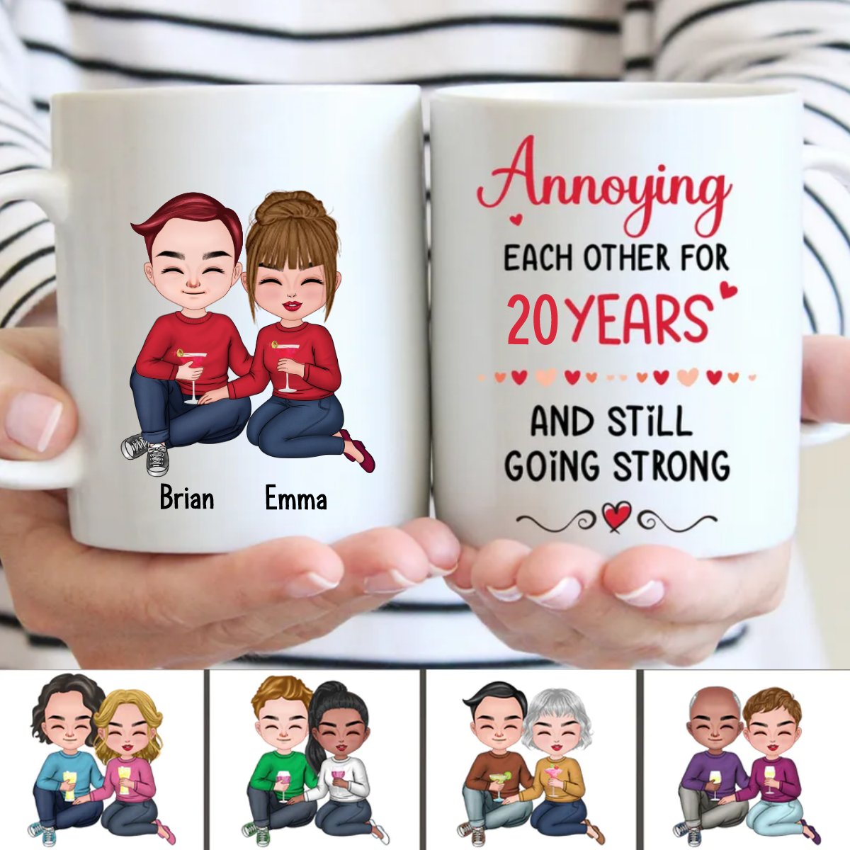 Couple - Annoying Each Other - Personalized Mug - Makezbright Gifts