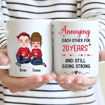 Couple - Annoying Each Other - Personalized Mug - Makezbright Gifts