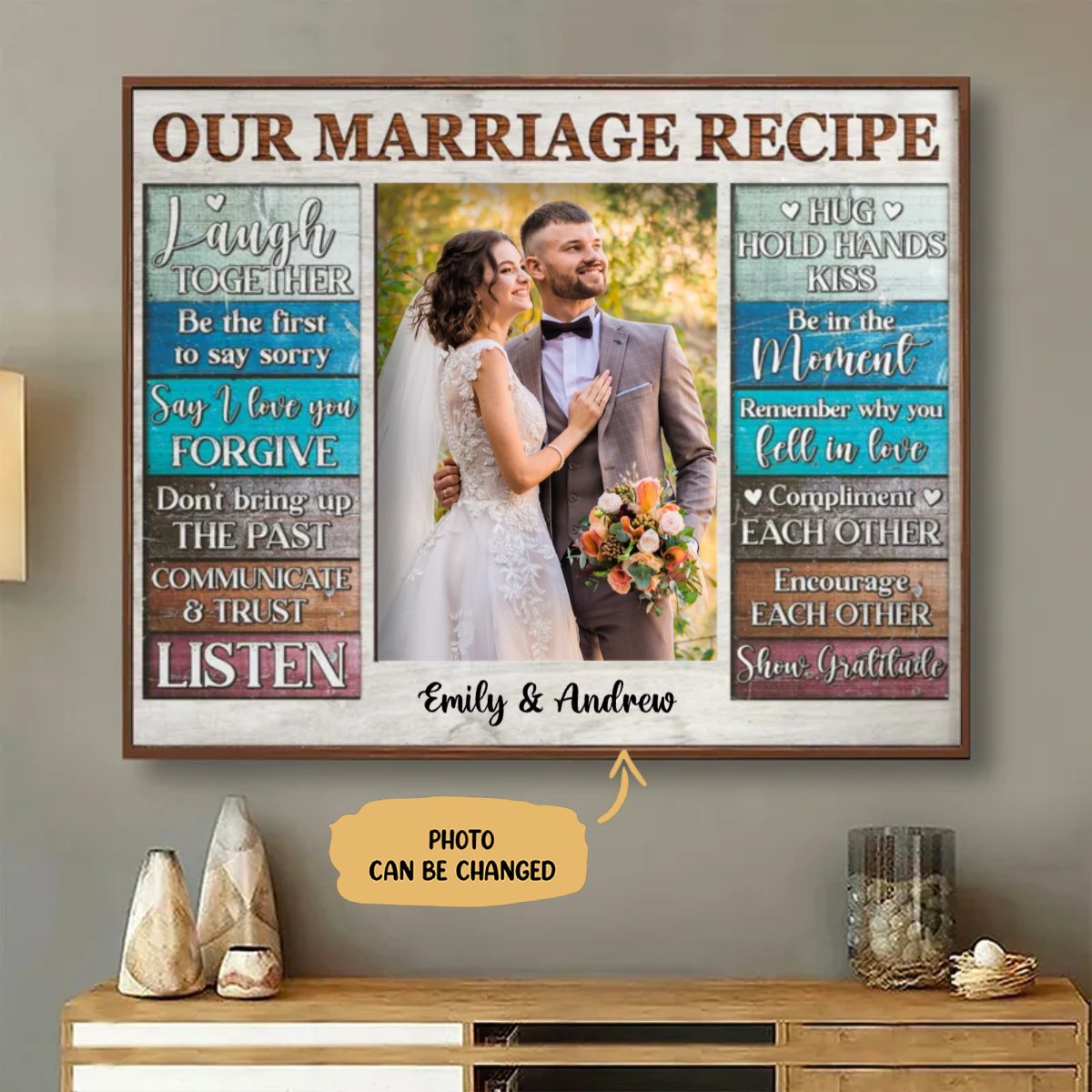 Couple - For Our Forever Love - Personalized Poster - Makezbright Gifts