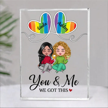 Couple LGBT - Annoying Each Other Since - Personalized Acrylic Plaque (SA) - Makezbright Gifts