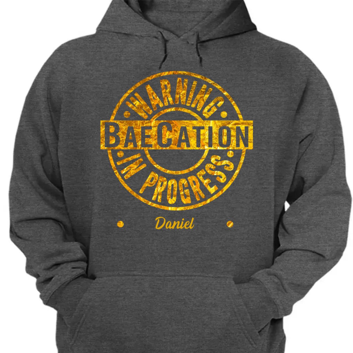 Couple - Warning Baecation In Progress - Personalized Unisex T - shirt, Hoodie, Sweatshirt - Makezbright Gifts