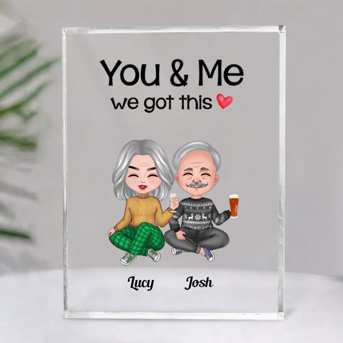 Couple - You & Me We Got This - Personalized Acrylic Plaque (SA) - Makezbright Gifts