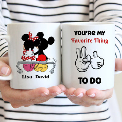 Couple - You're My Favorite Thing To Do - Personalized Mug - Makezbright Gifts