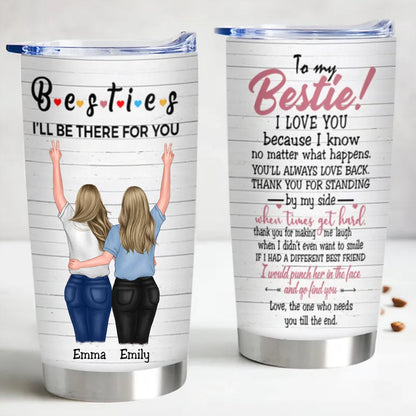 Custom 20oz Tumbler - Best Friends Edition - Makezbright Gifts