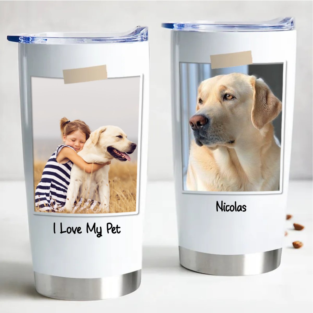 Custom Stainless Steel Tumbler - Insulated and Leak Proof - Makezbright Gifts