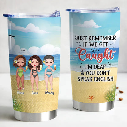 Customized 20oz Tumbler for the Fearless Souls - Keep Quiet and Hydrate On! - Makezbright Gifts