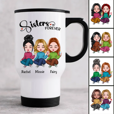 40oz Sisters - Sisters Forever - Personalize Travel Mugs