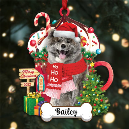 Dog Lovers - Dog Christmas Available For Many Dog Breeds - Personalized Ornament - Makezbright Gifts