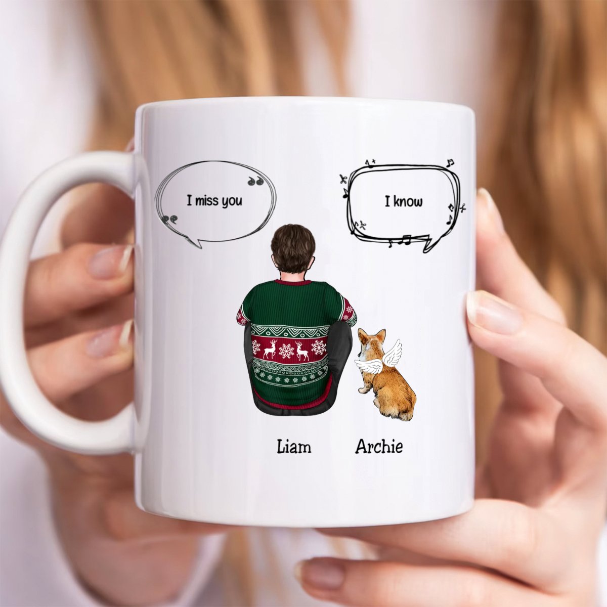 Dog Lovers - Memorial Pet - Personalized Mug (NM) - Makezbright Gifts