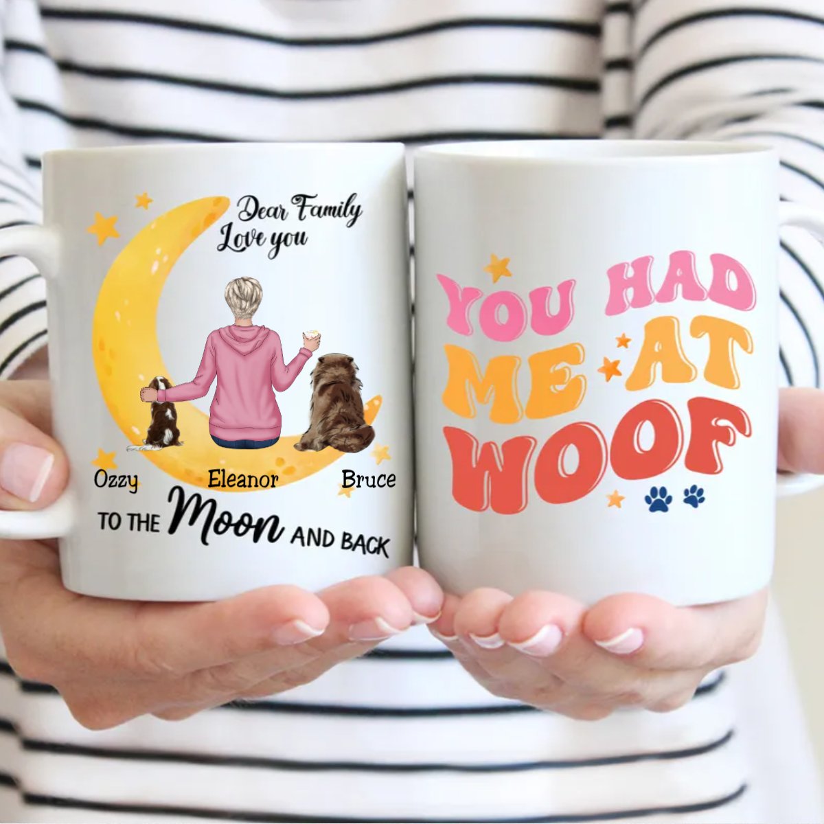 Dog Lovers - You Had Me At Woof - Personalized Mug (NN) - Makezbright Gifts