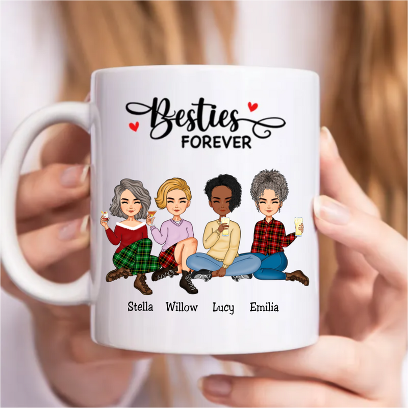 Besties - Besties Forever - Personalized Mug (KE)