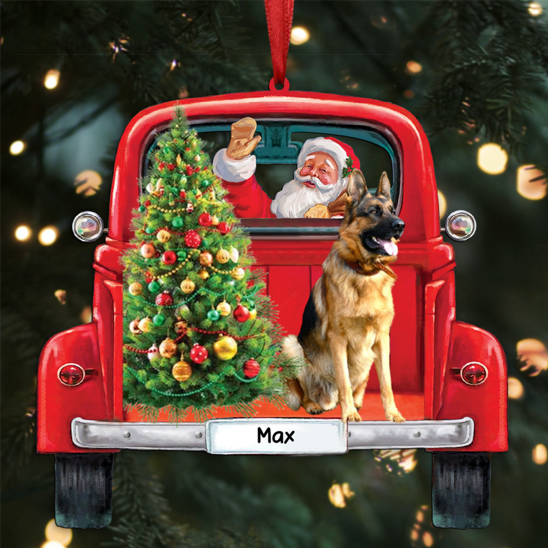 Dog Lovers - Dog Christmas Custom Image - Personalized Ornament