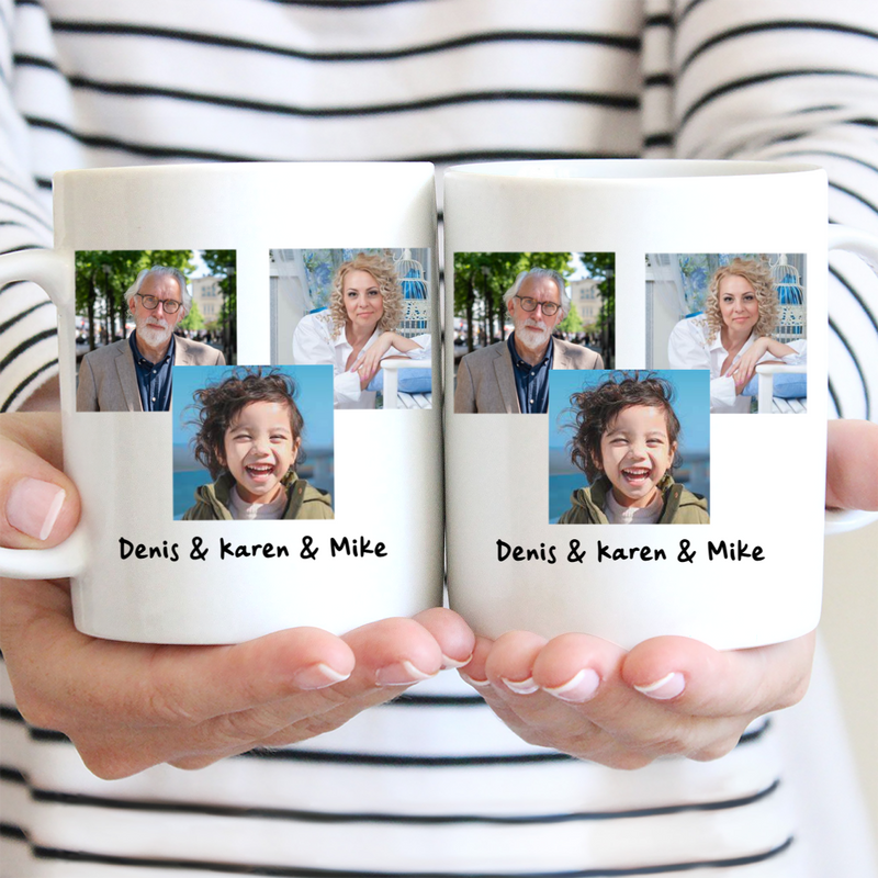 Family - Custom Photo Family - Personalized Mug