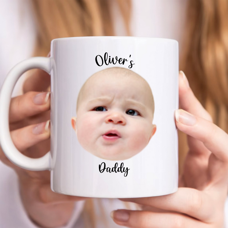 Family - Custom Baby Face Mug - Personalized Mug