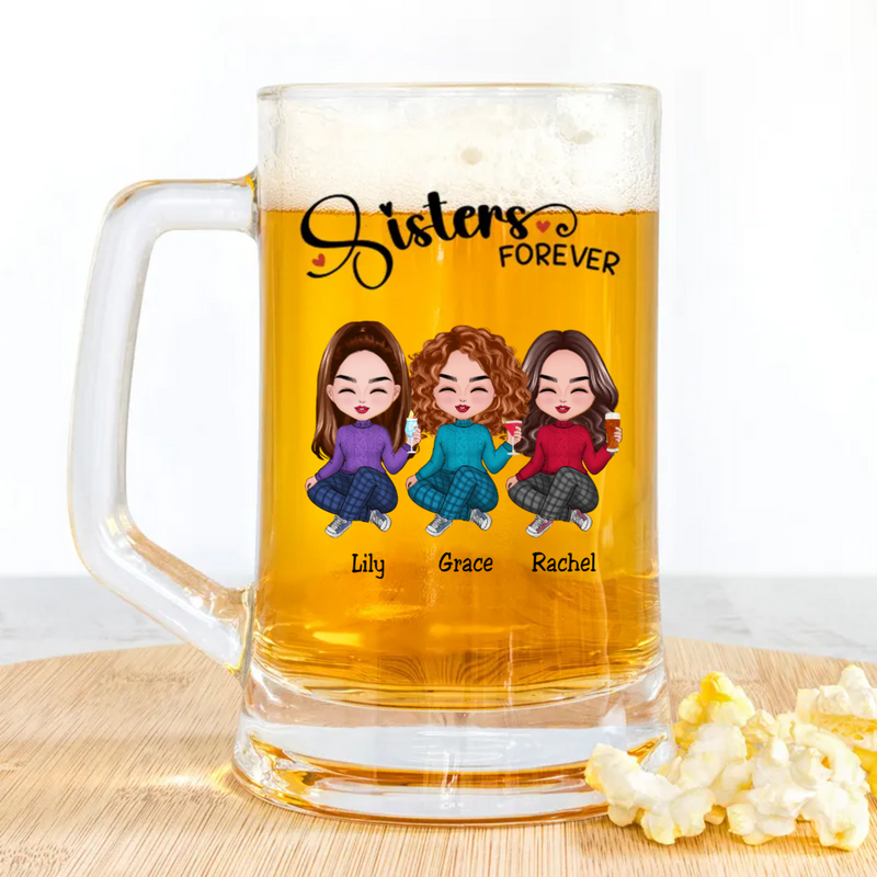 Sisters - Sisters Forever - Personalize Beer Stein