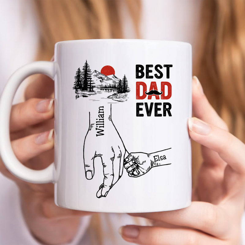 Family - Best Dad Ever - Personalized Mug