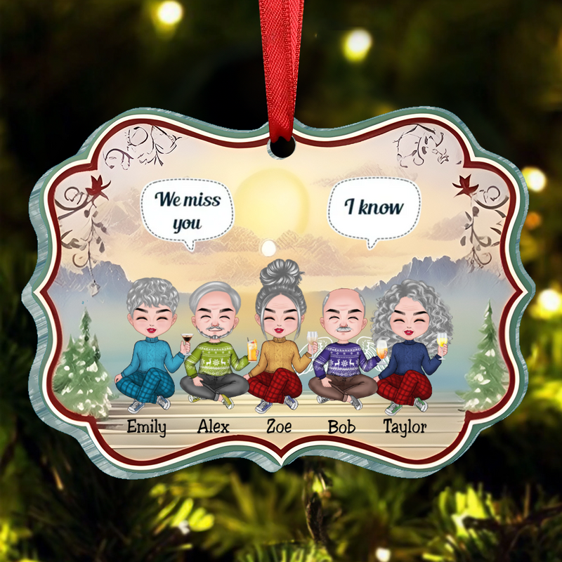 Family - We Miss You A Letter From Heaven To You - Personalized Ornament  (TT)