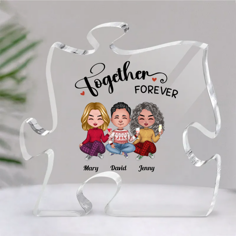 Friends - Together Forever - Personalized Acrylic Plaque