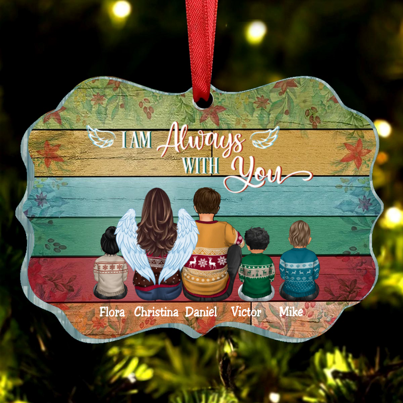 Memorial - I Am Always With You - Personalized Ornament (LH)