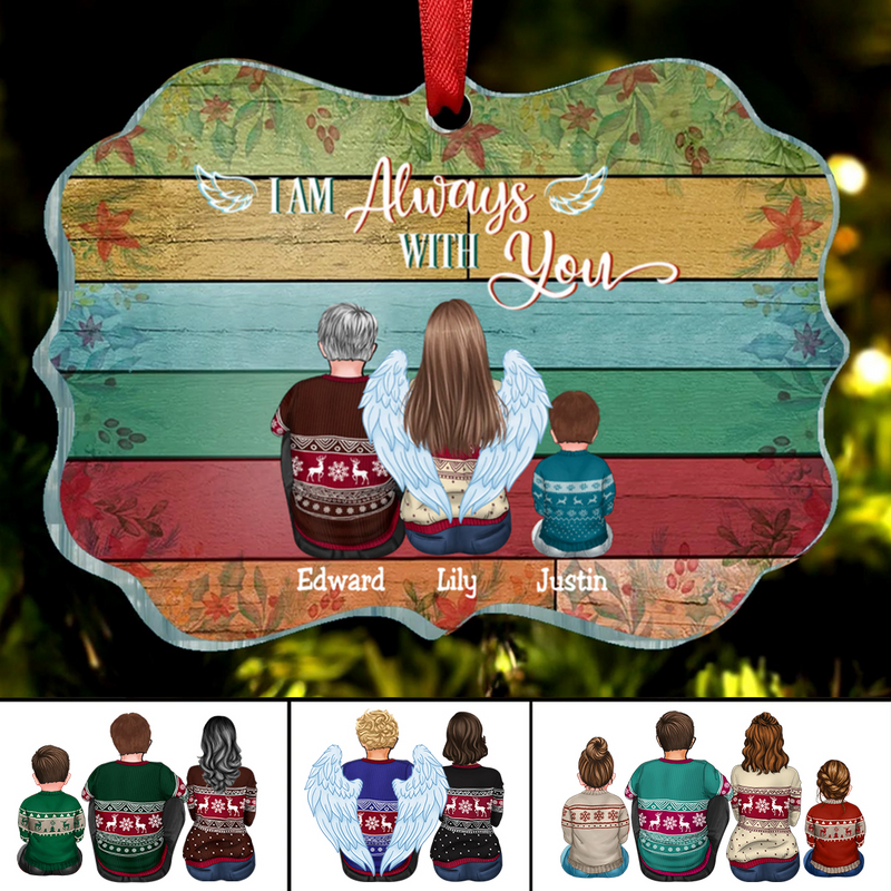 Memorial - I Am Always With You - Personalized Ornament (LH)