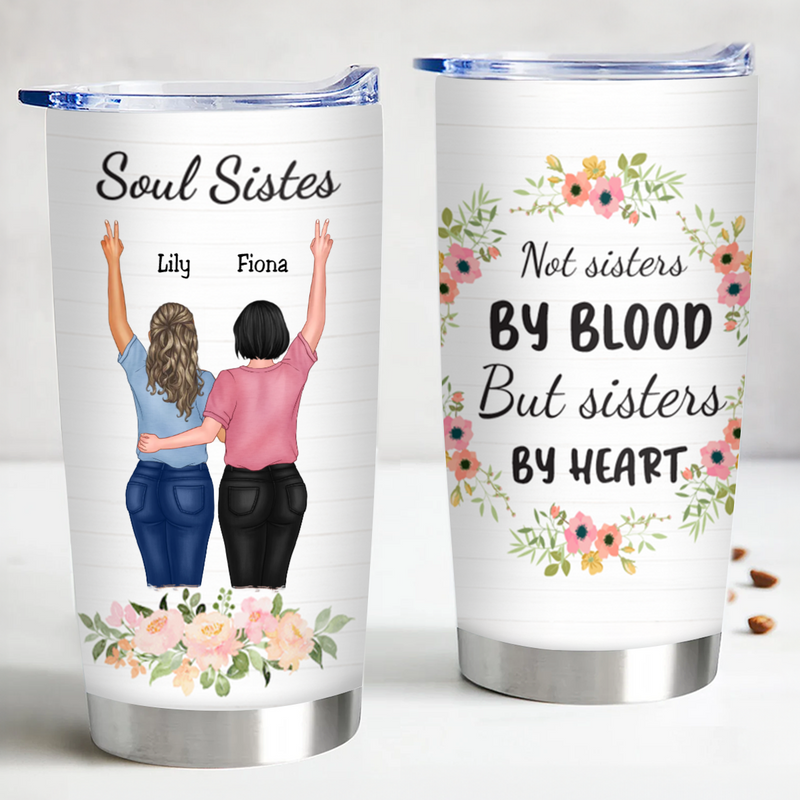 20oz Soul Sisters - Personalized Tumbler - Makezbright Gifts