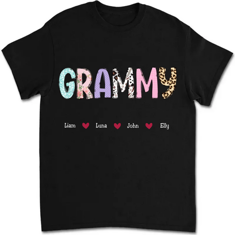 Granmy - Grandma T-Shirt Gifts For The Loved Ones - Personalized T-Shirt