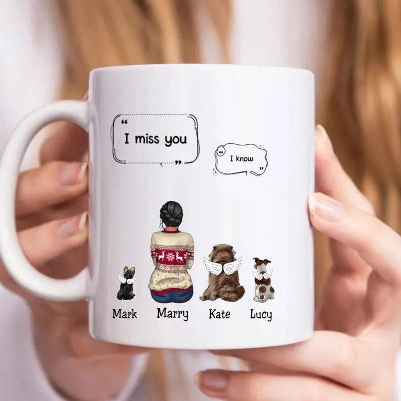 Dog Lovers - I Miss You Memorial Pet - Personalized Mug