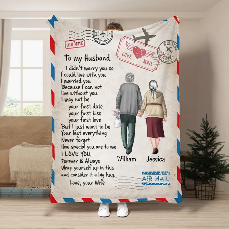 Couple - Wrap Yourself Up In This Blanket - Personalized Blanket